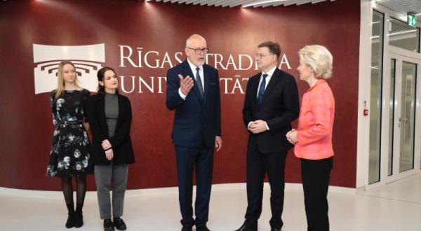 RSU hosts senior EU officials – Ursula von der Leyen and Valdis Dombrovskis