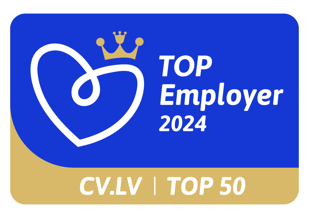 CV-Online Latvia logo with text TOP Employer 2024