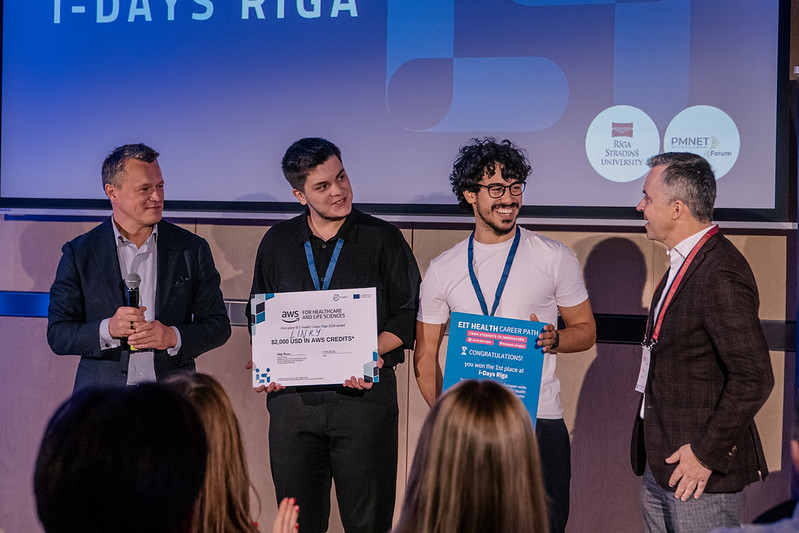 The winning team Linky at this year's EIT Health i-Days hackathon