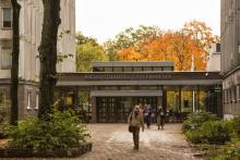 RSU building in autumn