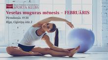 Februāris – veselīgas muguras mēnesis