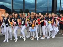 The RSU Aesthetic Gymnastics Team has returned from the World Gymnaestrada