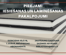 Iesiešanas pakalpojums pieejams 1. stāvā