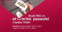 Arī RSU Liepājas filiāle aicina studētgribētājus