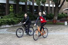 RSU Joins Norwegian Delegation Bike Ride, and Discusses Cooperation Opportunities in Research 