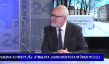 Rektors prof. Aigars Pētersons viesojas TV24 raidījumā "Dienas personība ar Veltu Puriņu"