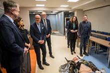 RSU management and Minister of Defence Andris Sprūds discuss importance of military medicine